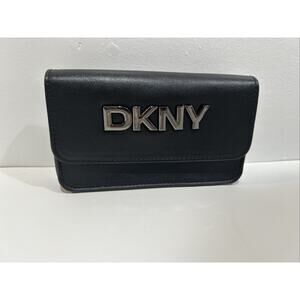 DKNY Black Belt/Bum Bag Phone Holder Belt With Logo
